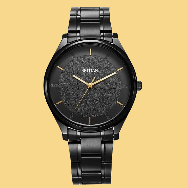 Titan Quartz Analog Silver Dial Watch for Men